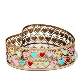 NWT Bath & Body Works Valentine's Collection Conversation Hearts Vanity Mirror